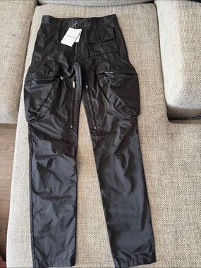 Givenchy Black Cargo Utility Trousers